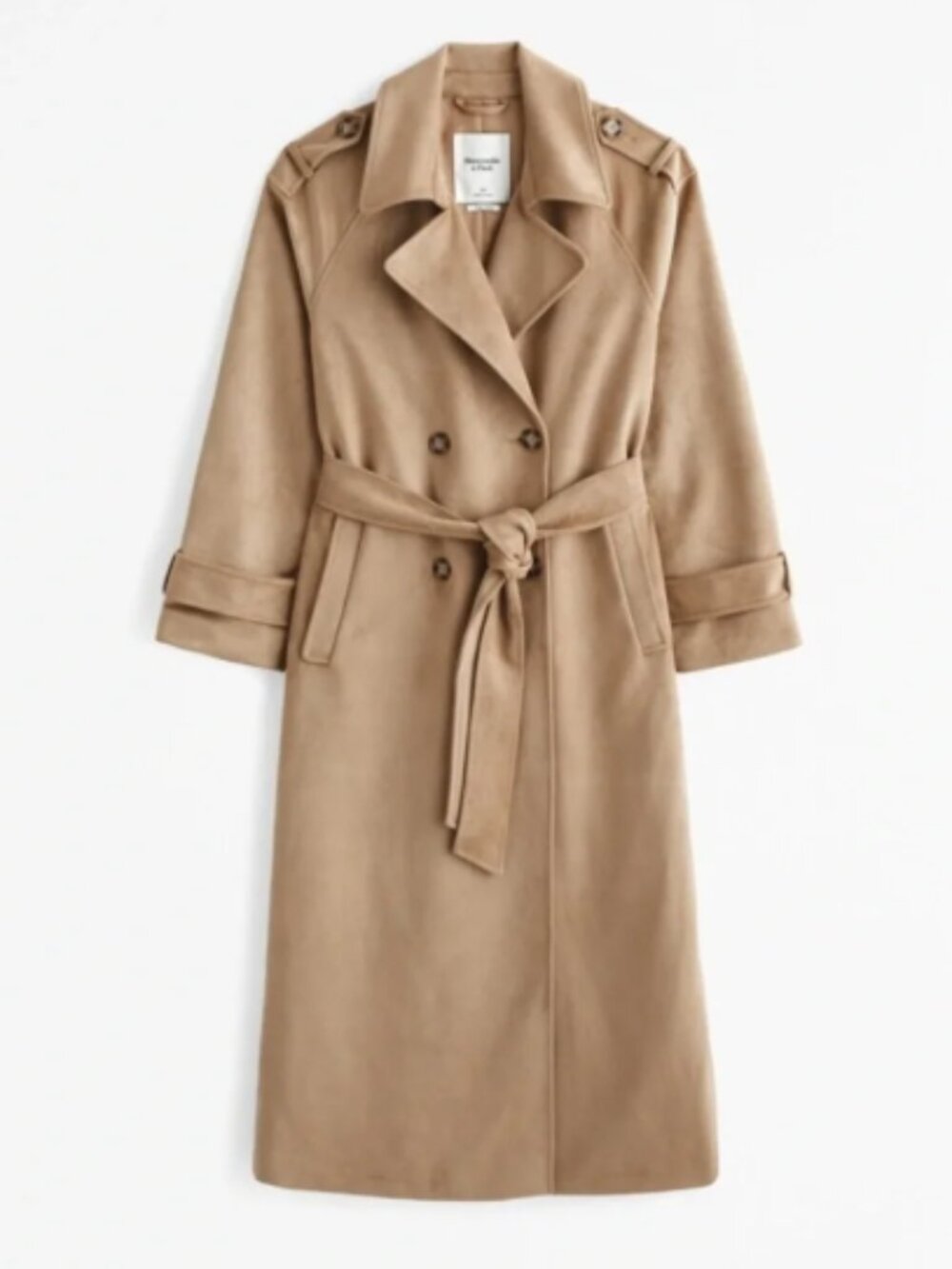 Abercrombie & Fitch Suede Coat - Picture 1 of 2